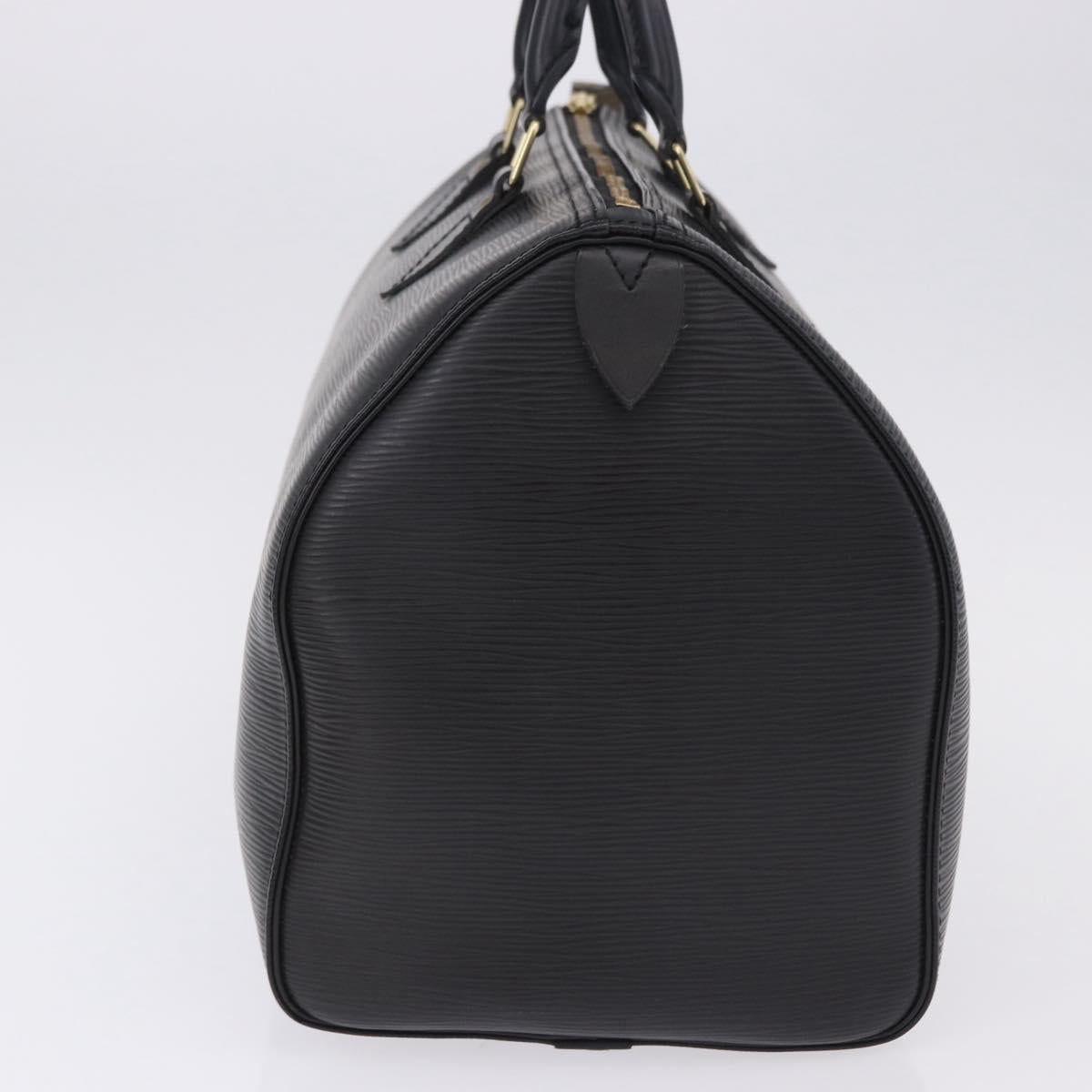 LOUIS VUITTON Epi Speedy 35 Hand Bag Noir Black M42992 LV Auth am12330V