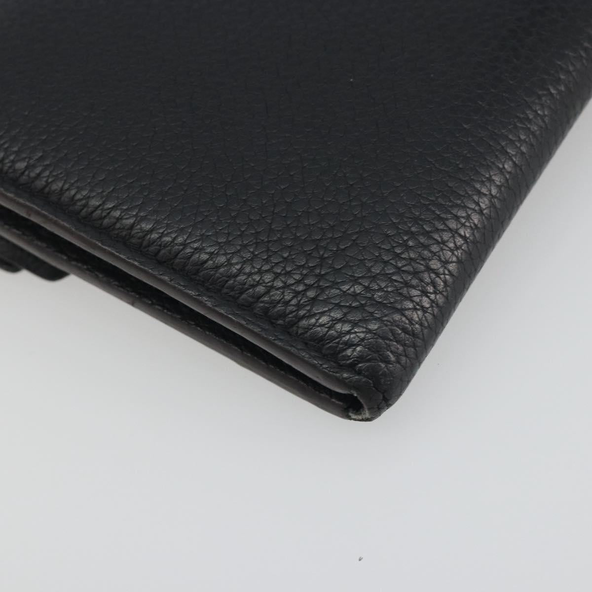 LOUIS VUITTON Monogram Portefeuille Duble V Wallet Black M64319 LV Auth am12337V