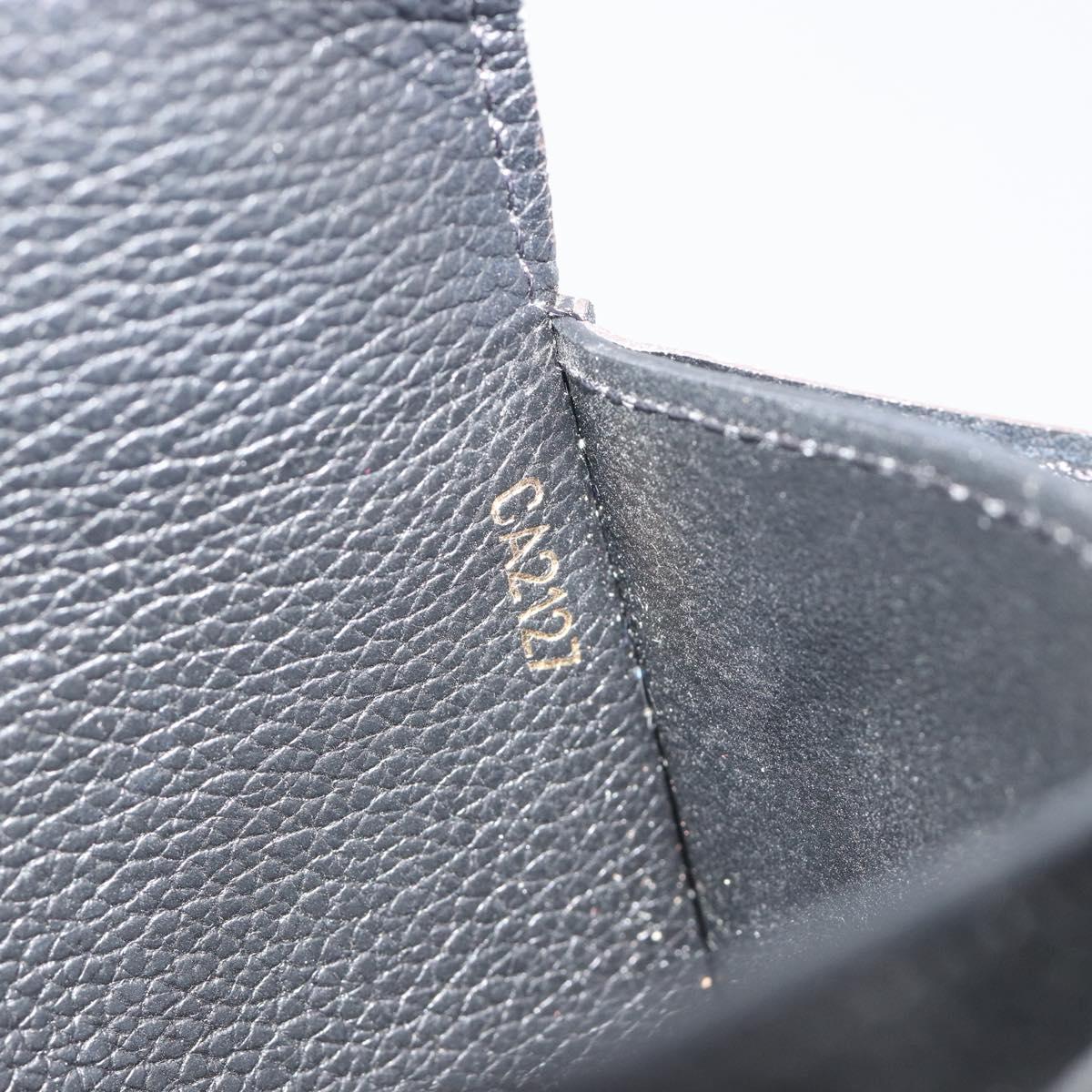 LOUIS VUITTON Monogram Portefeuille Duble V Wallet Black M64319 LV Auth am12337V