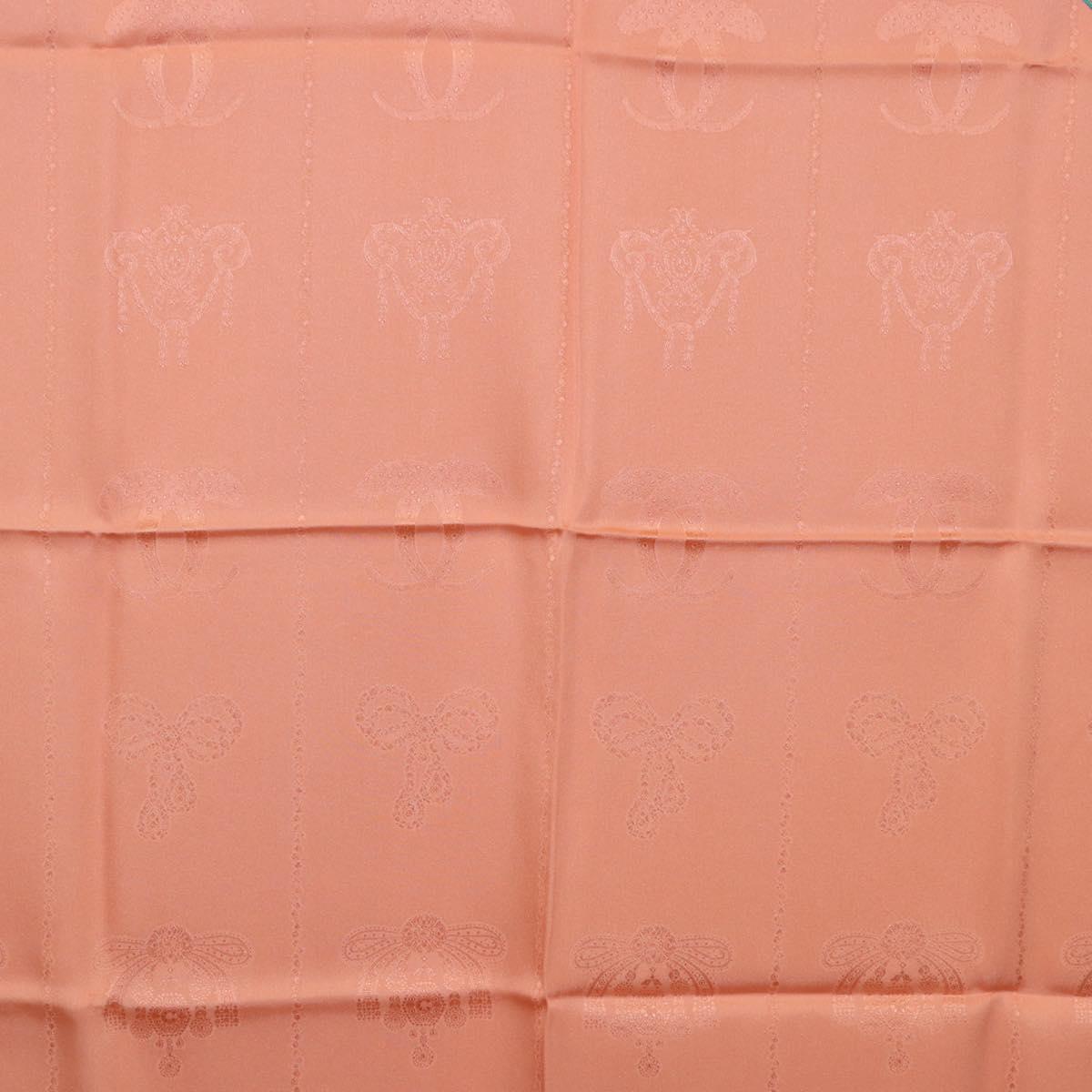 CARTIER Scarf Silk Pink Auth am12338M