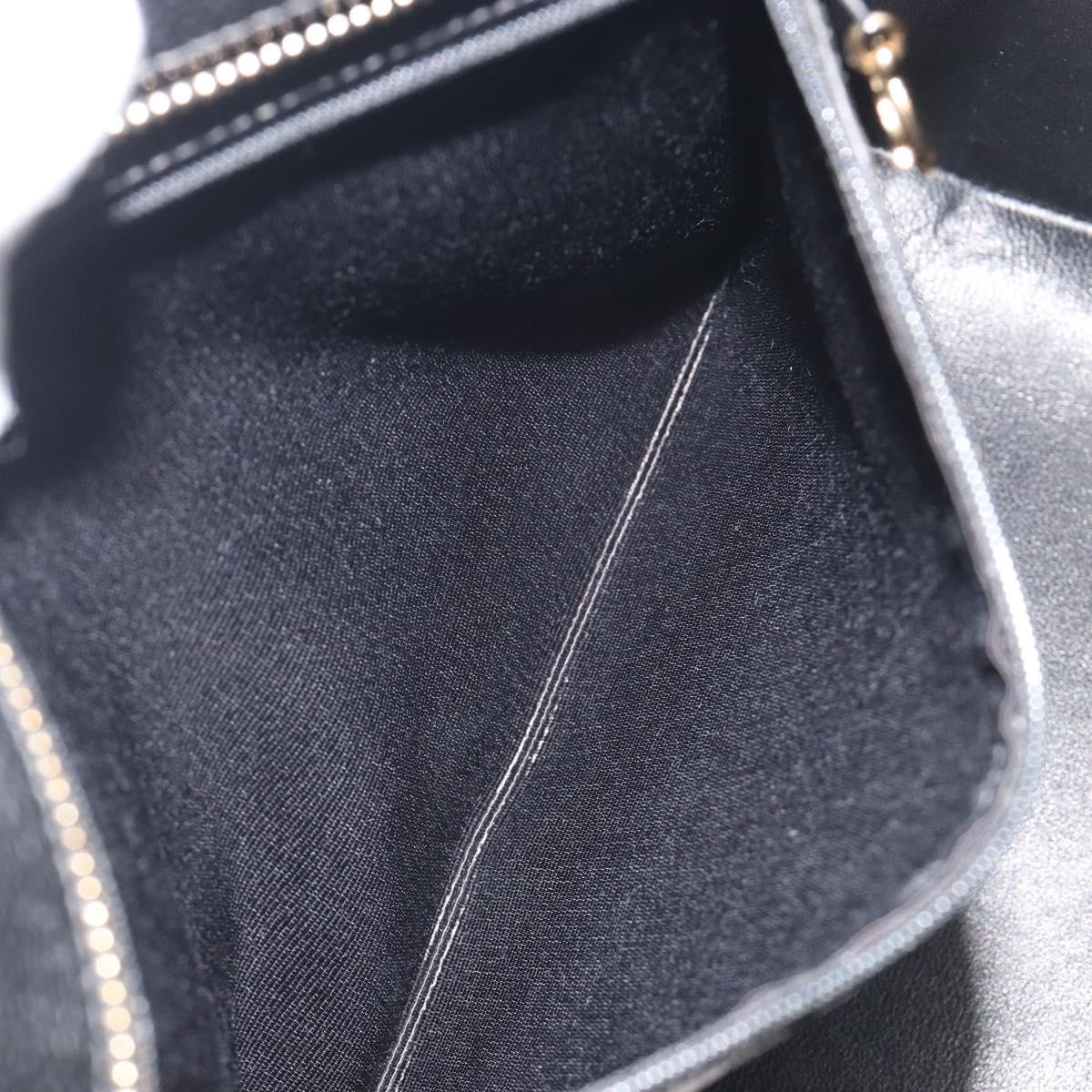 CHANEL Standard Tote Bag Caviar Skin Black Gold CC Auth am12339SAM