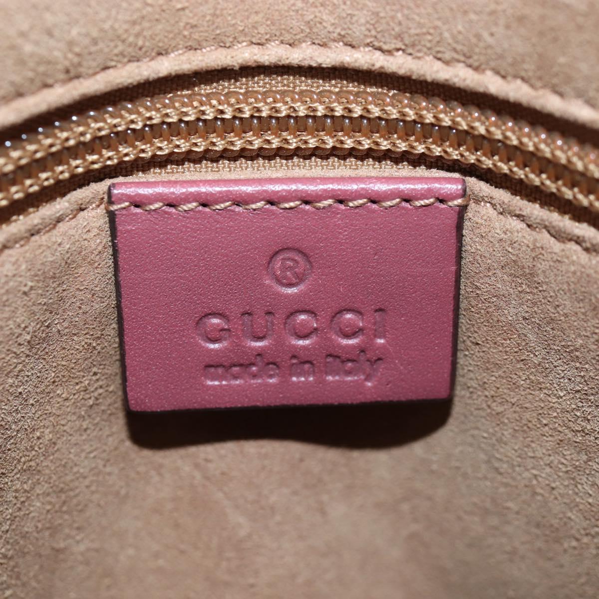 GUCCI GG Blooms Floral Hand Bag PVC Leather Beige Pink 429019 Auth am12340V