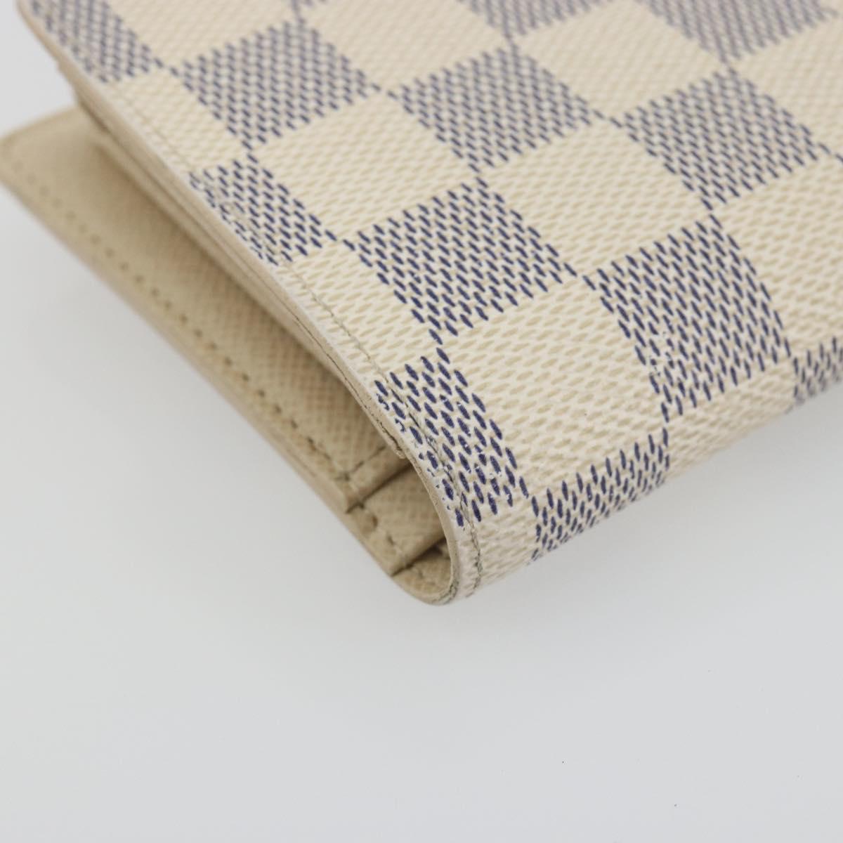 LOUIS VUITTON Damier Azur Portefeuille Viennois Wallet N61676 LV Auth am12345V
