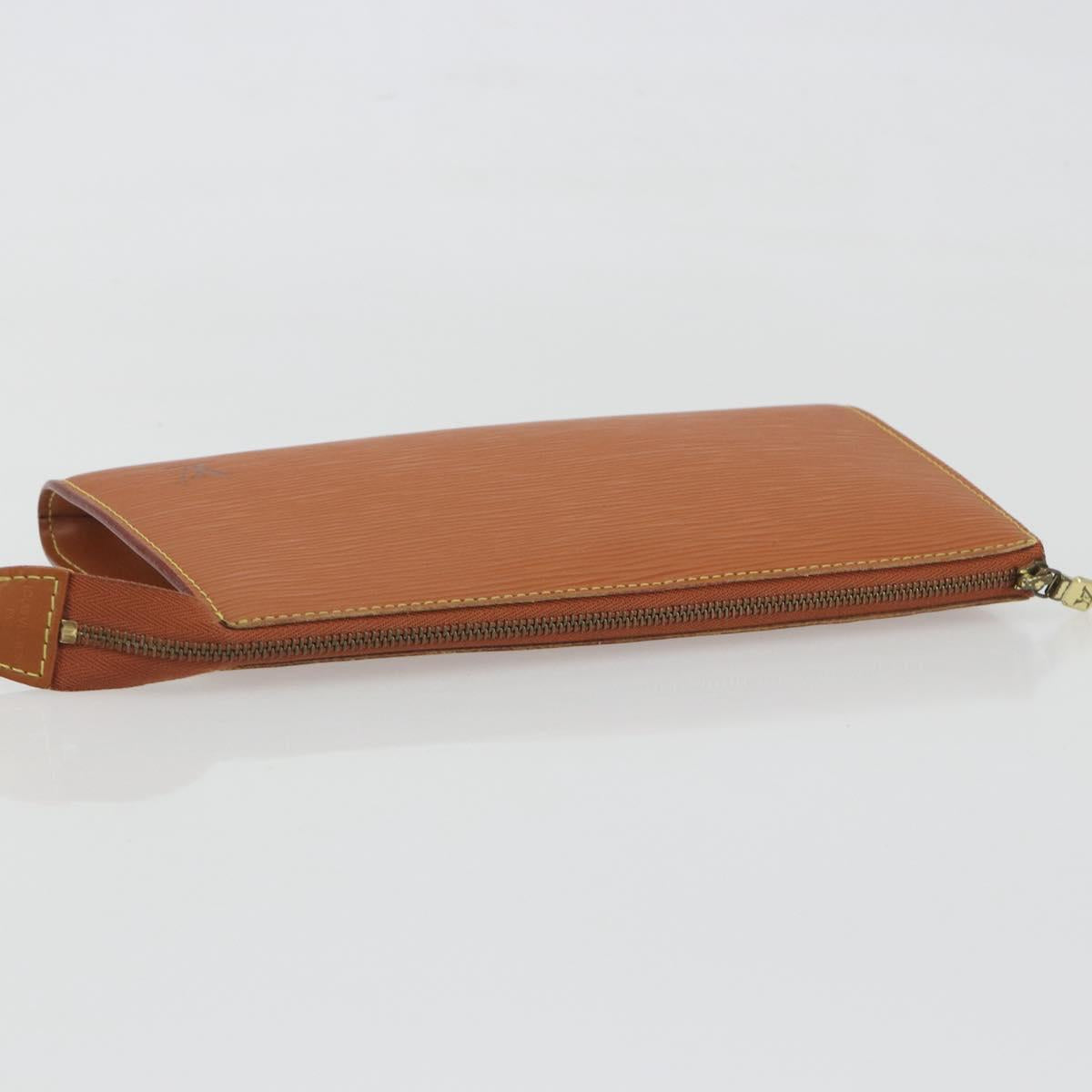 LOUIS VUITTON Epi Pochette Accessoires Pouch Zipangu Gold M52948 Auth am12356A