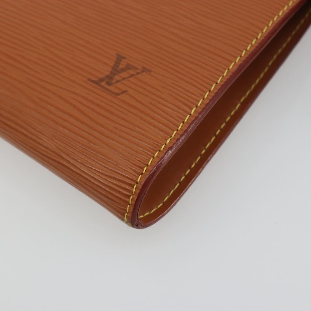 LOUIS VUITTON Epi Pochette Accessoires Pouch Zipangu Gold M52948 Auth am12356A