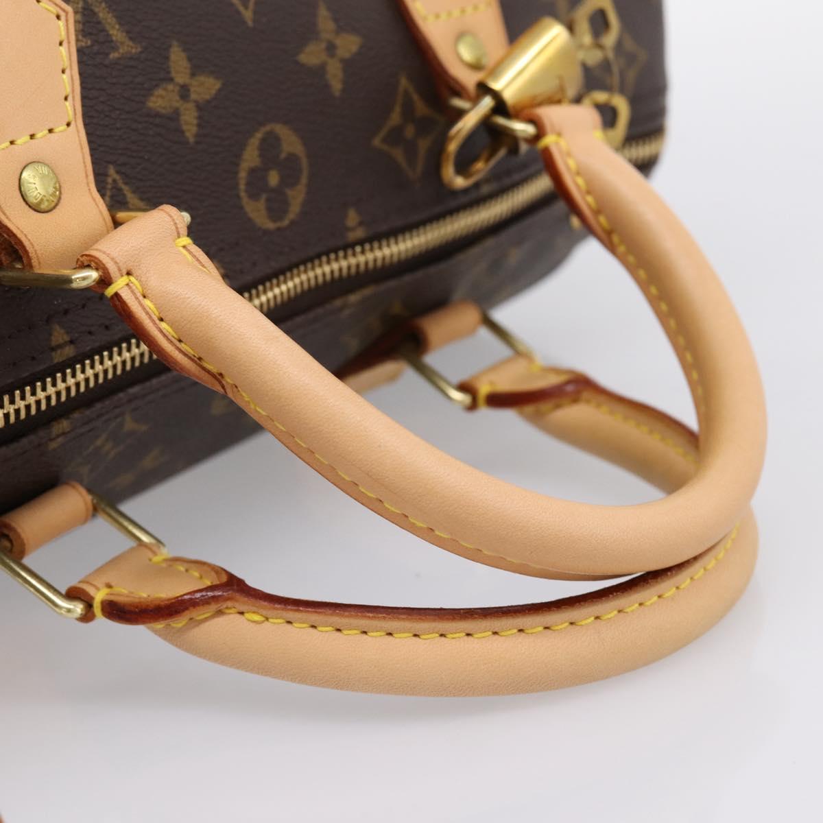 LOUIS VUITTON Monogram Speedy 30 Hand Bag M41526 LV Auth am12367V