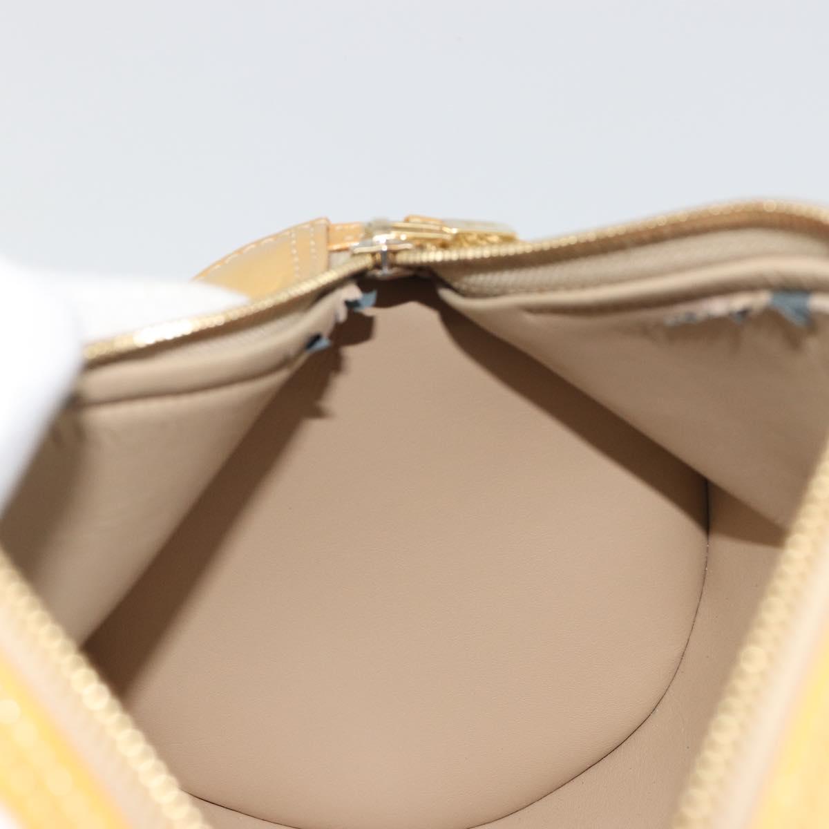 LOUIS VUITTON Monogram Vernis Bedford Hand Bag Beige M91006 LV Auth am12370V