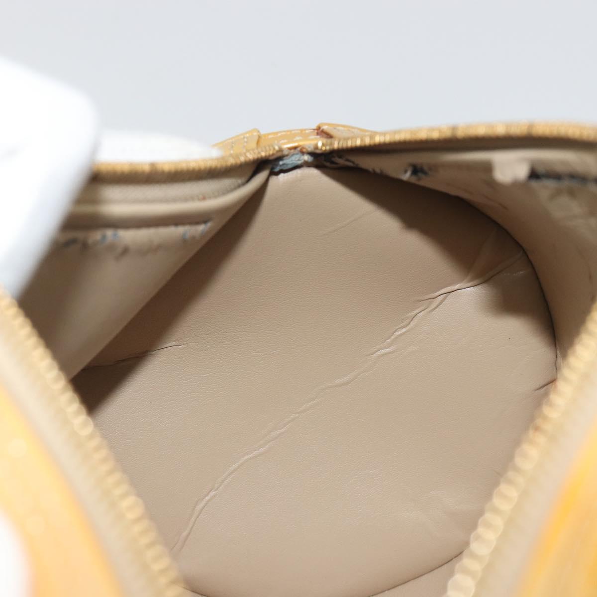 LOUIS VUITTON Monogram Vernis Bedford Hand Bag Beige M91006 LV Auth am12370V