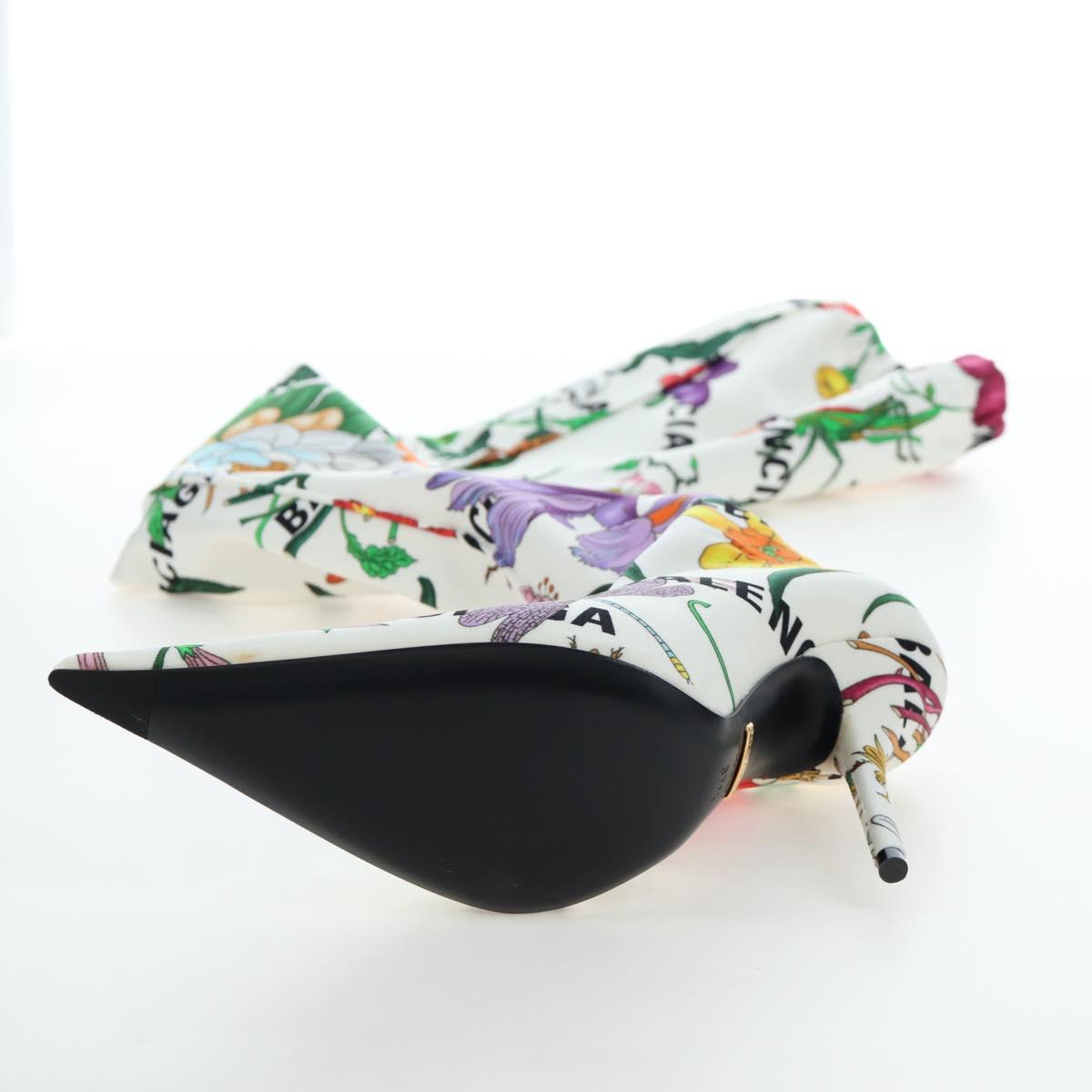 GUCCI x BALENCIAGA The Hacker Project Floral Long Heels Canvas Auth am12373SAM