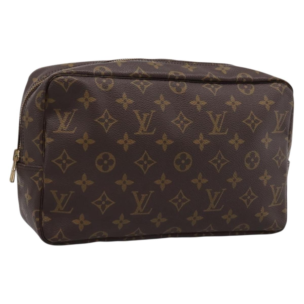 LOUIS VUITTON Monogram Trousse Toilette 28 Clutch Bag M47522 LV Auth am12377A