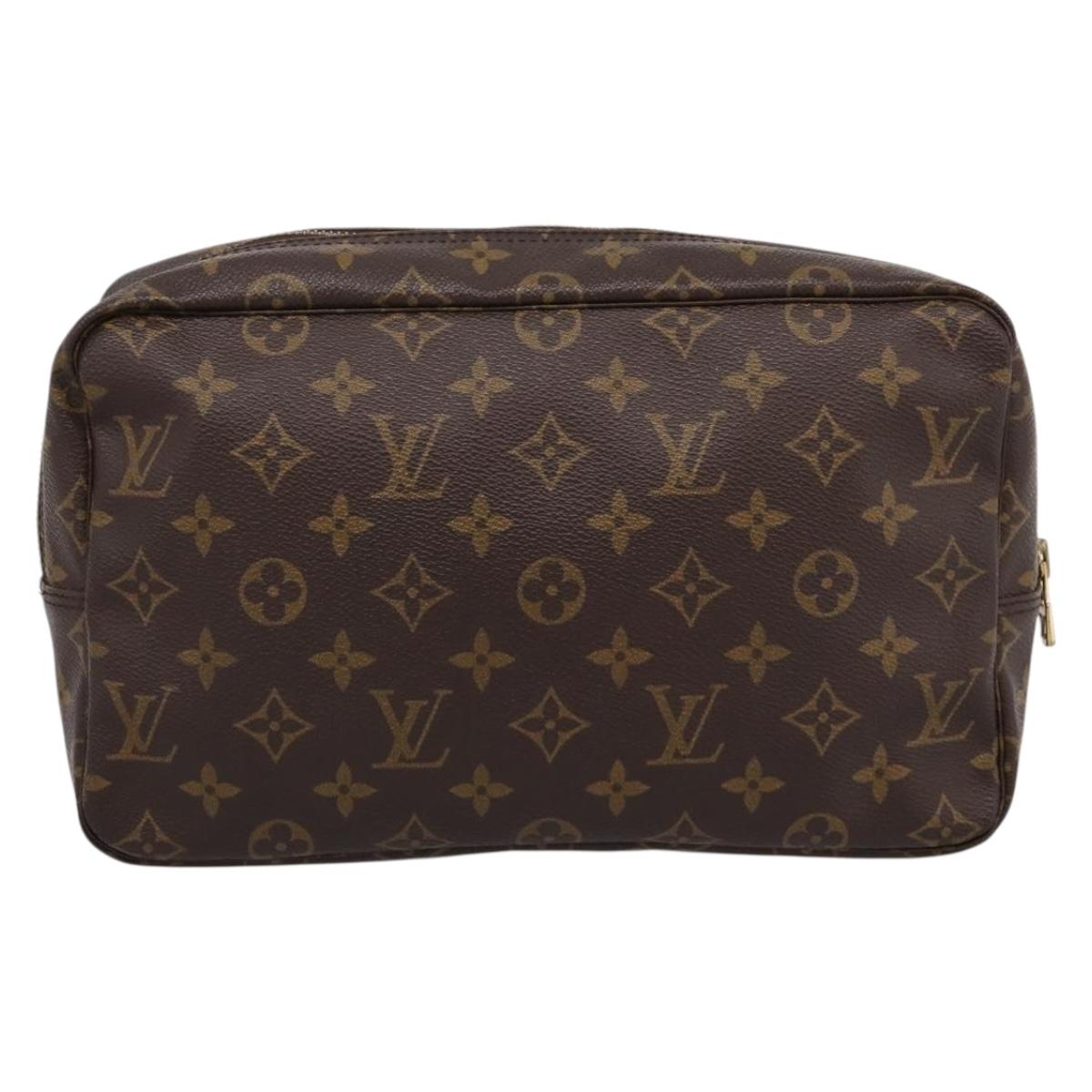 LOUIS VUITTON Monogram Trousse Toilette 28 Clutch Bag M47522 LV Auth am12377A