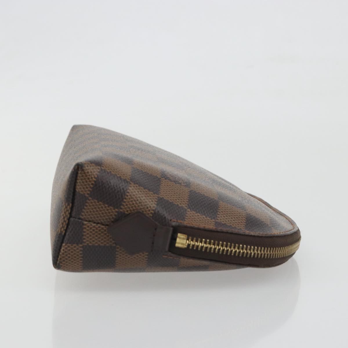 LOUIS VUITTON Damier Ebene Pochette Cosmetic GM Pouch N23345 LV Auth am12379A