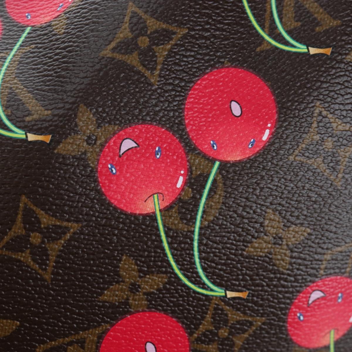 LOUIS VUITTON Monogram Cherry Keepall 45 Boston Bag M95011 LV Auth am12388SM