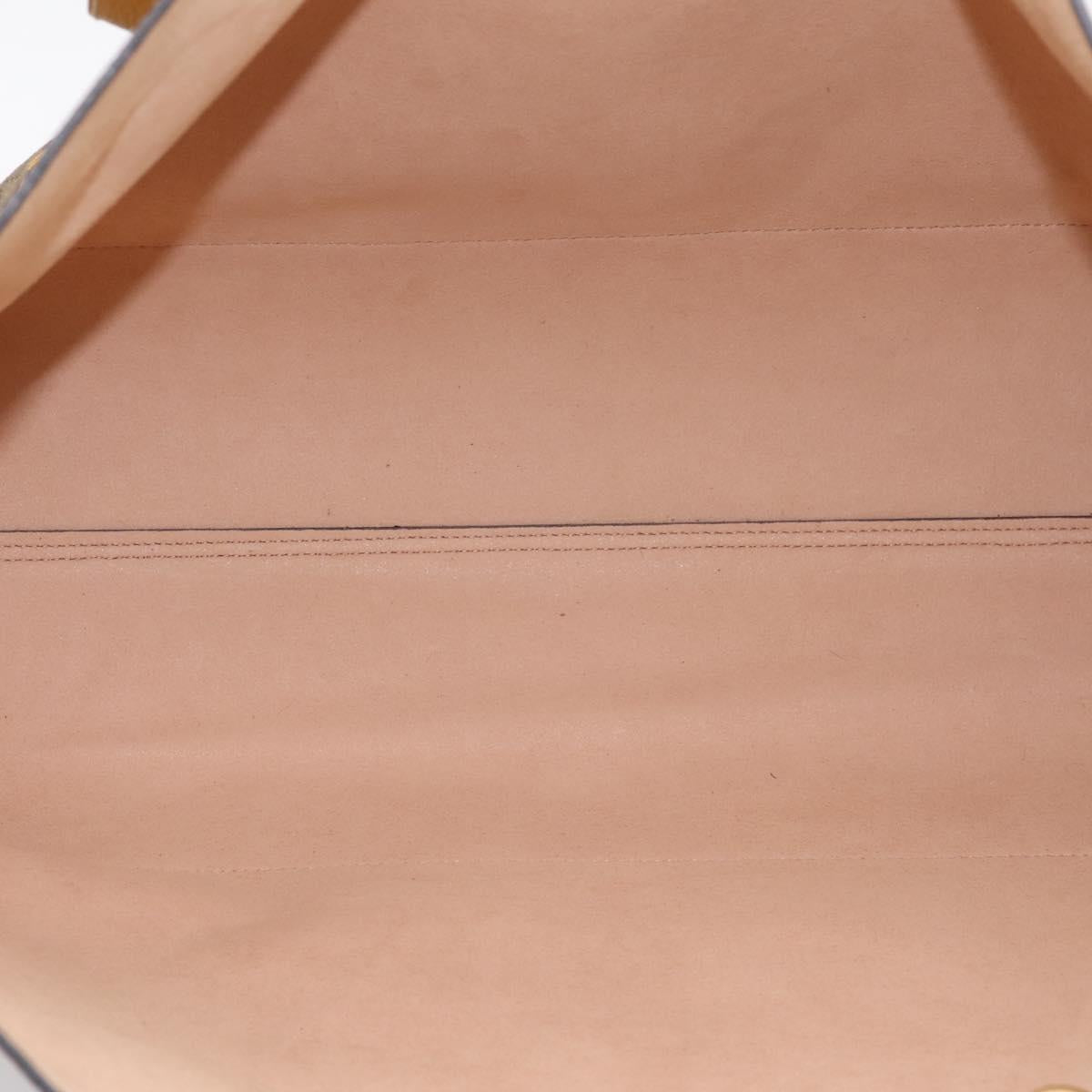 GUCCI GUCCIxDisney Micro GG Supreme Tote Bag PVC Beige Gold 547947 Auth am12393M