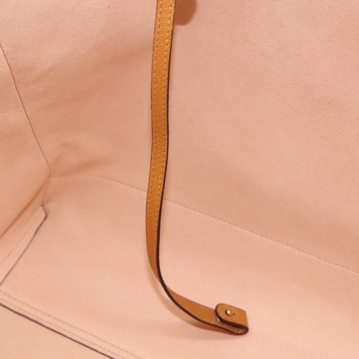 GUCCI GUCCIxDisney Micro GG Supreme Tote Bag PVC Beige Gold 547947 Auth am12393M