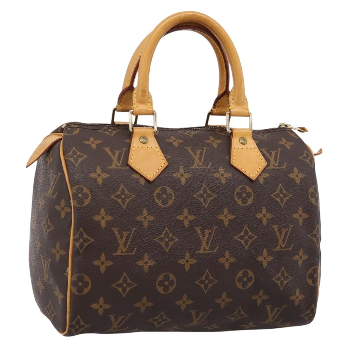 LOUIS VUITTON Monogram Speedy 25 Hand Bag M41528 LV Auth am12394A