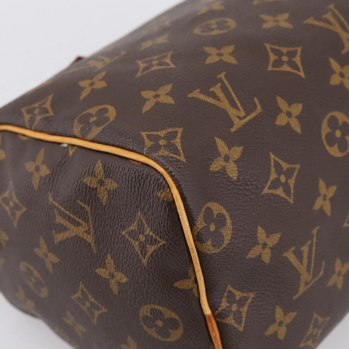 LOUIS VUITTON Monogram Speedy 25 Hand Bag M41528 LV Auth am12394A