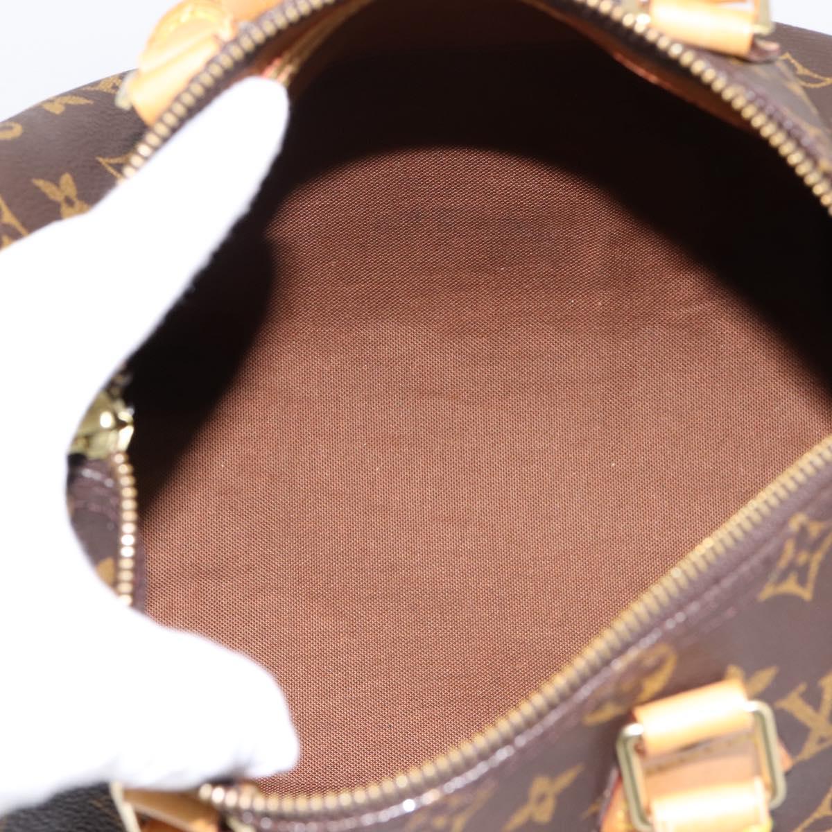 LOUIS VUITTON Monogram Speedy 25 Hand Bag M41528 LV Auth am12394A
