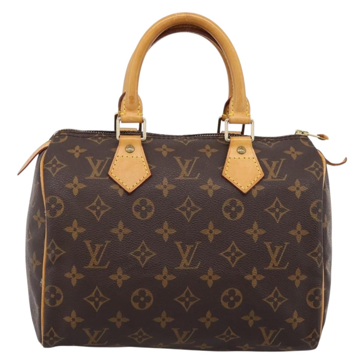 LOUIS VUITTON Monogram Speedy 25 Hand Bag M41528 LV Auth am12394A