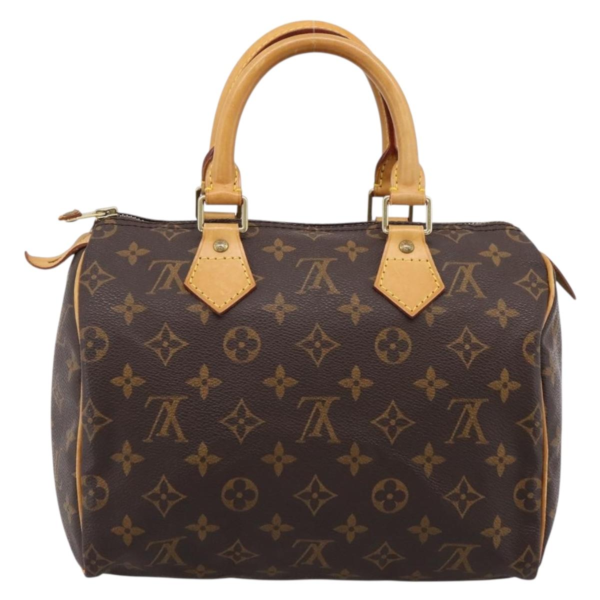 LOUIS VUITTON Monogram Speedy 25 Hand Bag M41528 LV Auth am12394A