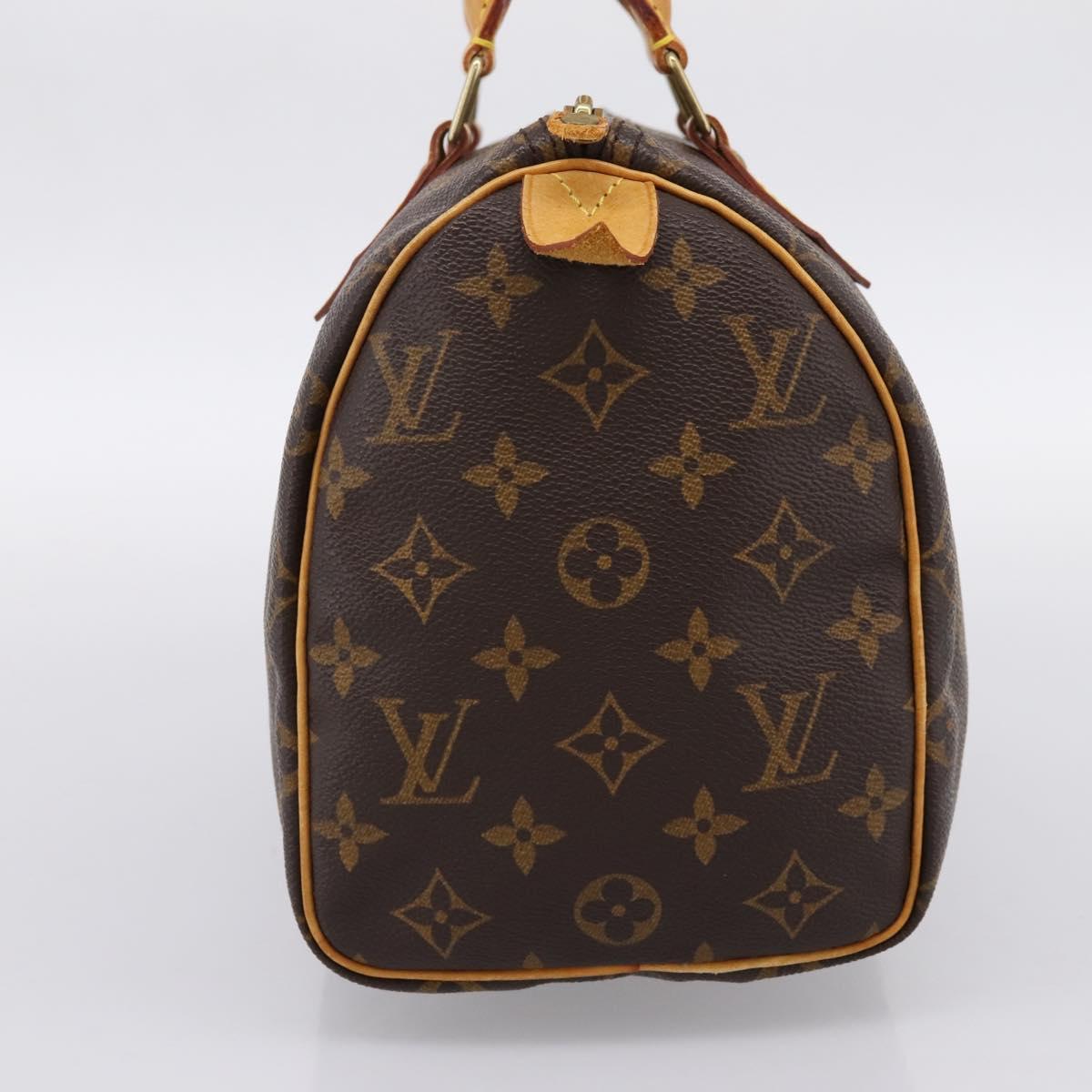 LOUIS VUITTON Monogram Speedy 25 Hand Bag M41528 LV Auth am12394A