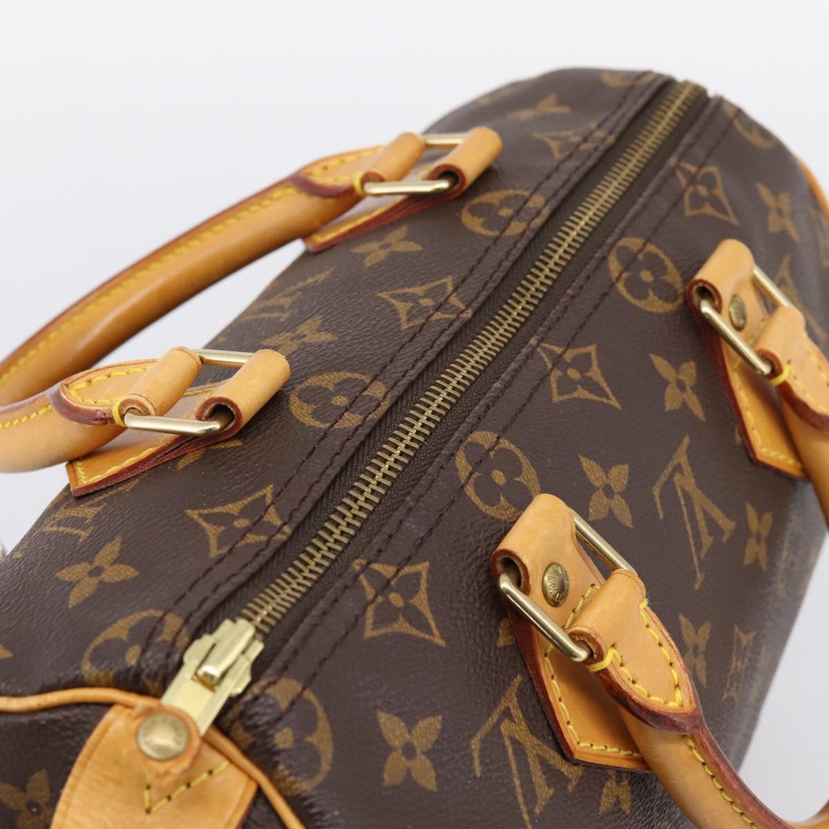 LOUIS VUITTON Monogram Speedy 25 Hand Bag M41528 LV Auth am12394A