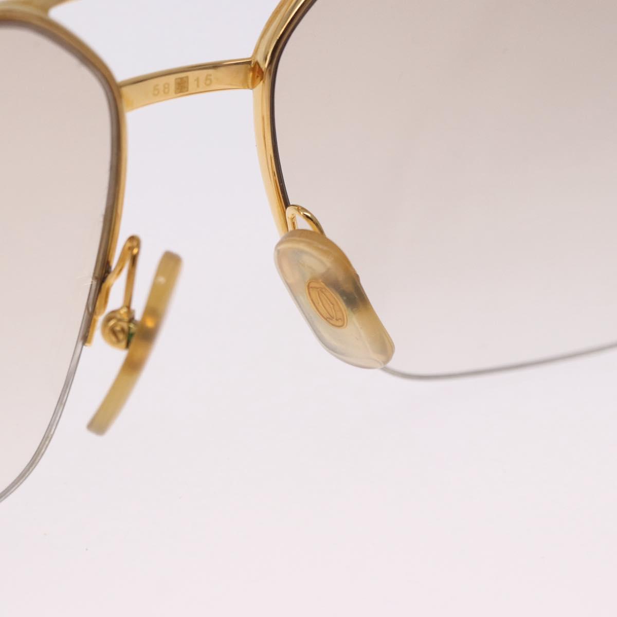 CARTIER Trinity Sunglasses metal Gold Auth am12402M