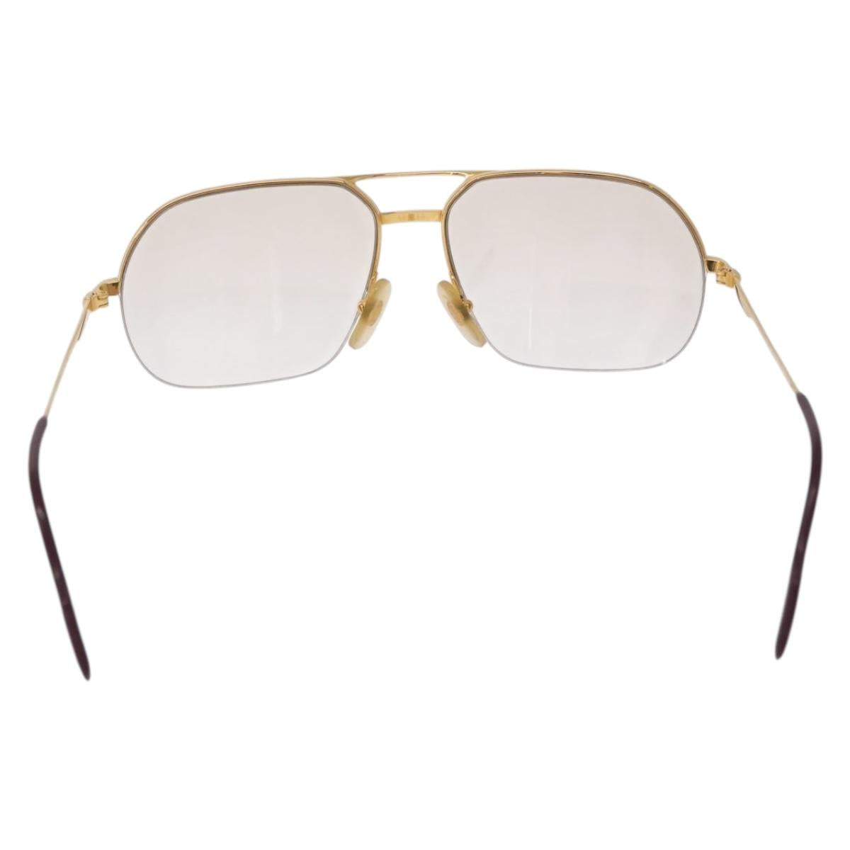 CARTIER Trinity Sunglasses metal Gold Auth am12402M