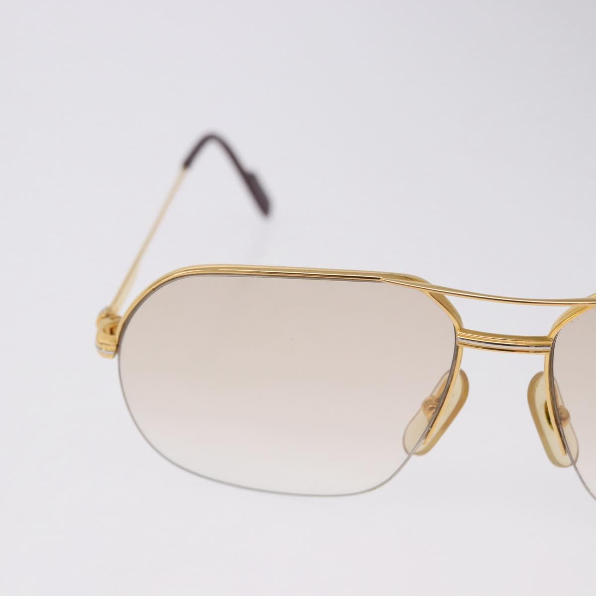 CARTIER Trinity Sunglasses metal Gold Auth am12402M