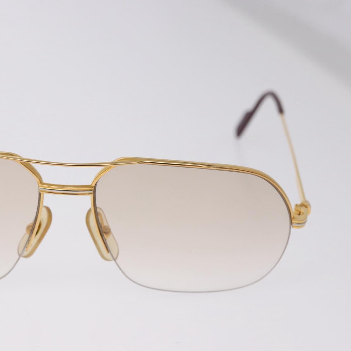 CARTIER Trinity Sunglasses metal Gold Auth am12402M