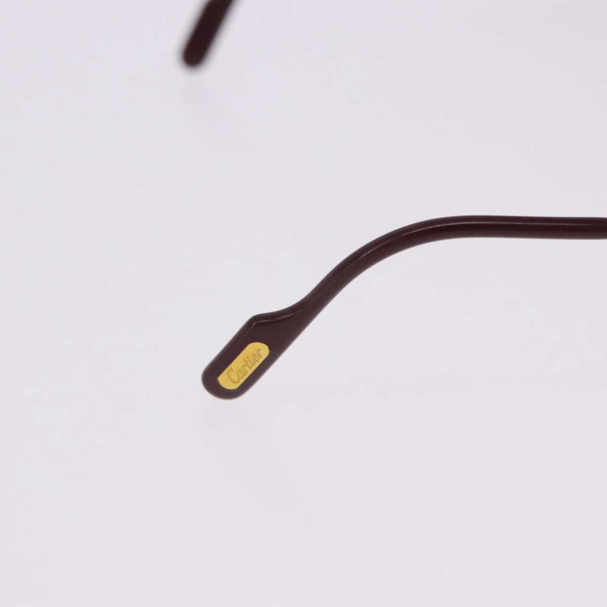 CARTIER Trinity Sunglasses metal Gold Auth am12402M