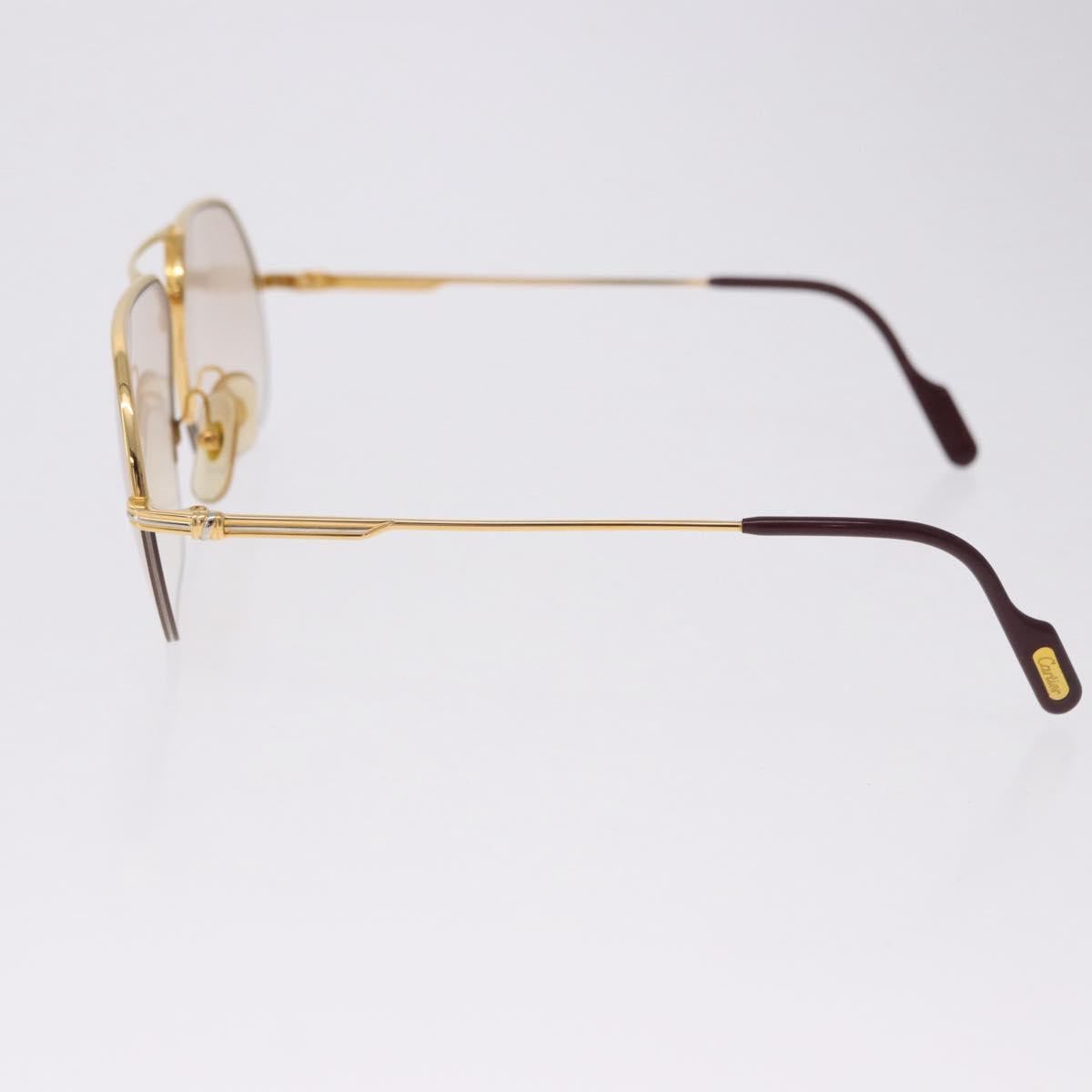 CARTIER Trinity Sunglasses metal Gold Auth am12402M