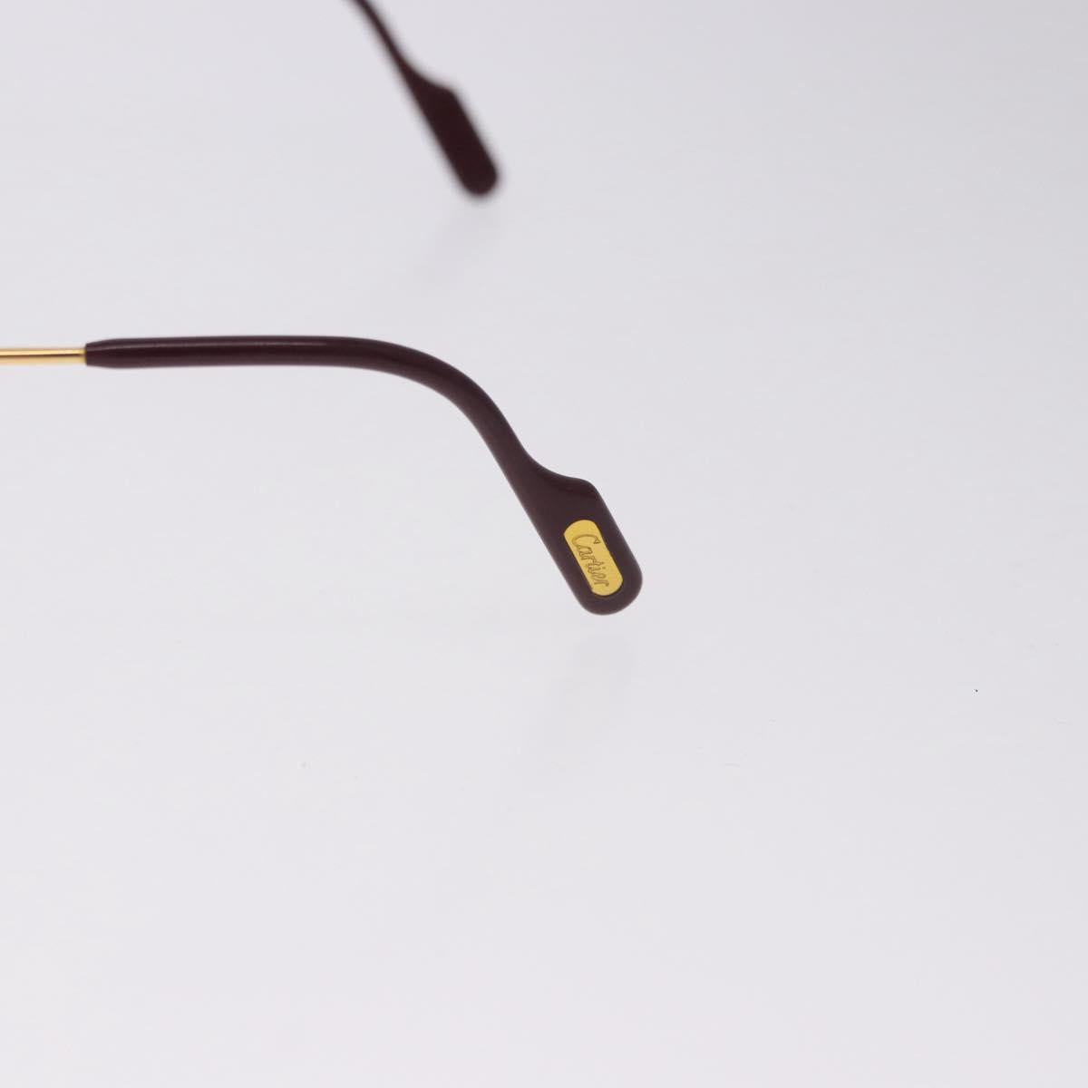 CARTIER Trinity Sunglasses metal Gold Auth am12402M