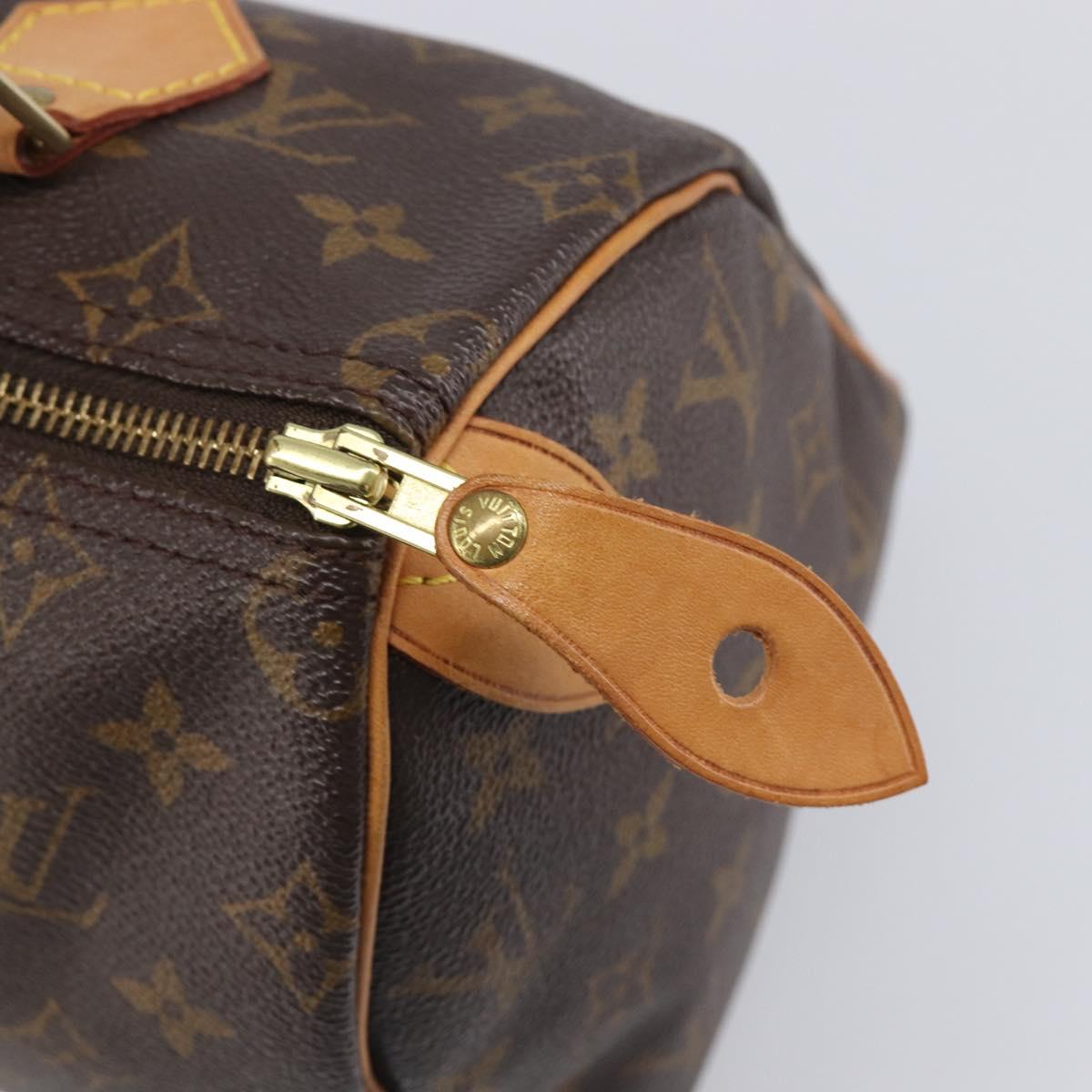LOUIS VUITTON Monogram Speedy 25 Hand Bag M41528 LV Auth am12418V