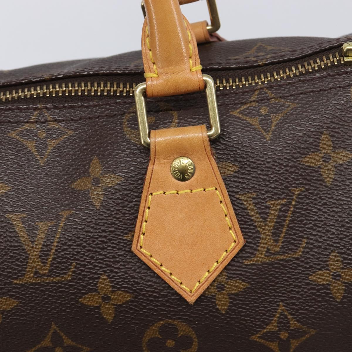 LOUIS VUITTON Monogram Speedy 25 Hand Bag M41528 LV Auth am12418V