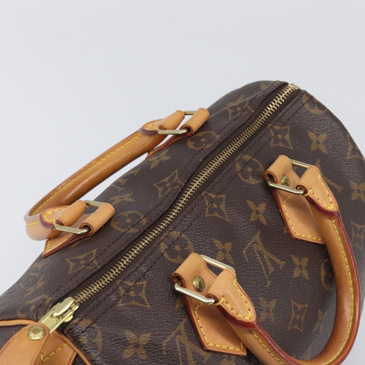 LOUIS VUITTON Monogram Speedy 25 Hand Bag M41528 LV Auth am12418V