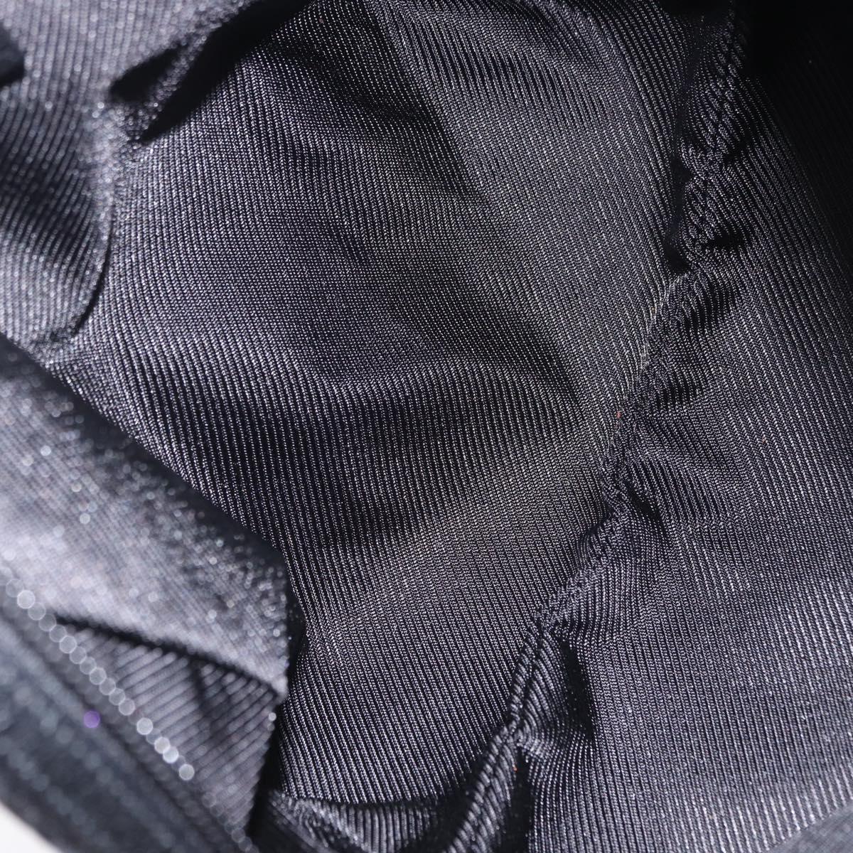 GUCCI GG Canvas Hand Bag Black 124542 Auth am12422V
