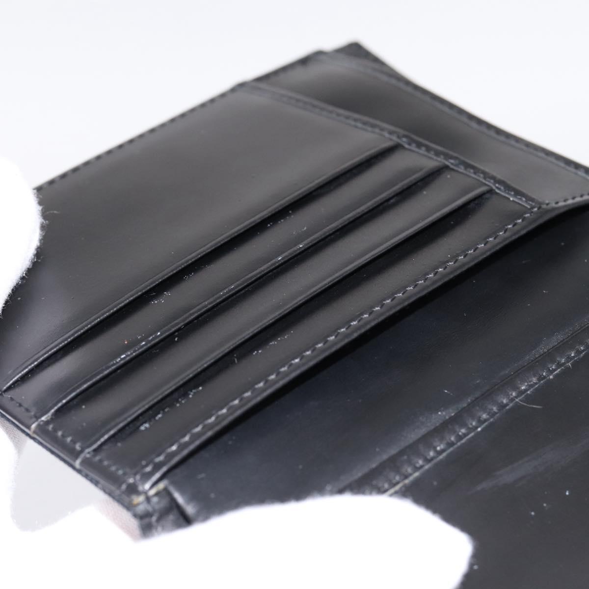 FENDI Zucca Canvas Compact Trifold Wallet Black Auth am12424V