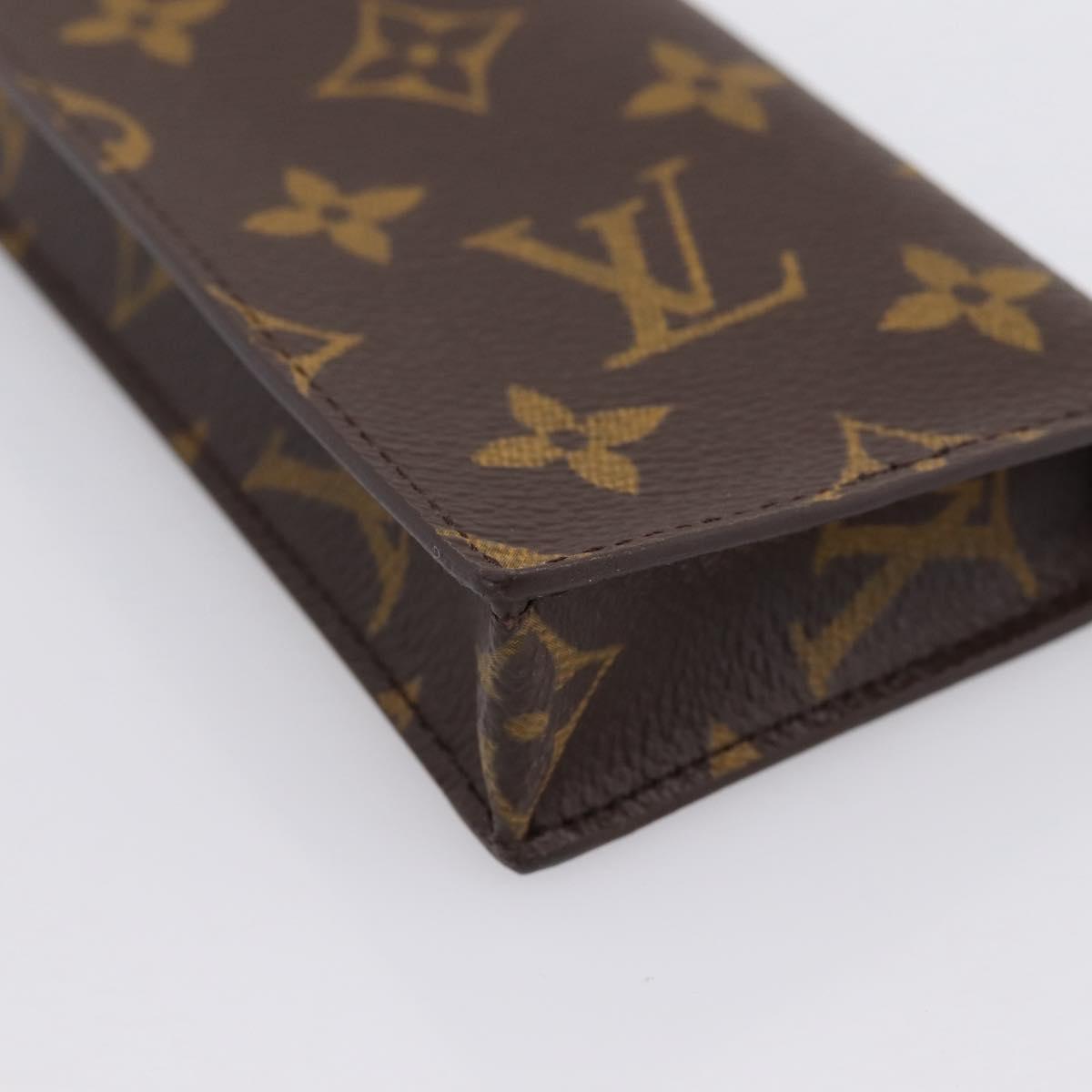 LOUIS VUITTON Monogram Etui Lunette Simple Glasses Case M62962 LV Auth am12425V