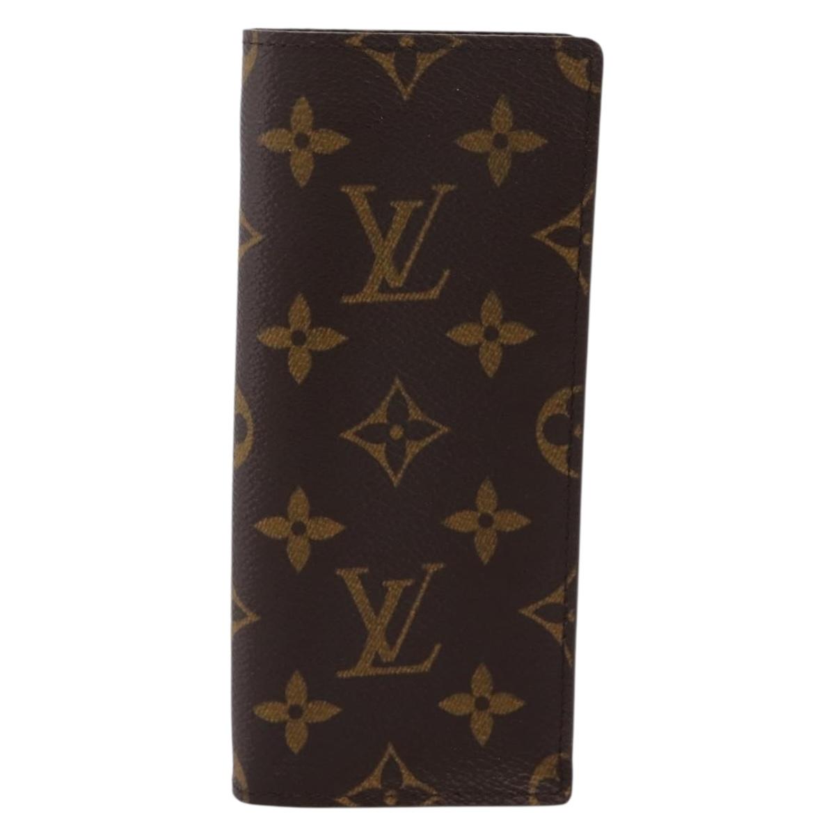 LOUIS VUITTON Monogram Etui Lunette Simple Glasses Case M62962 LV Auth am12425V