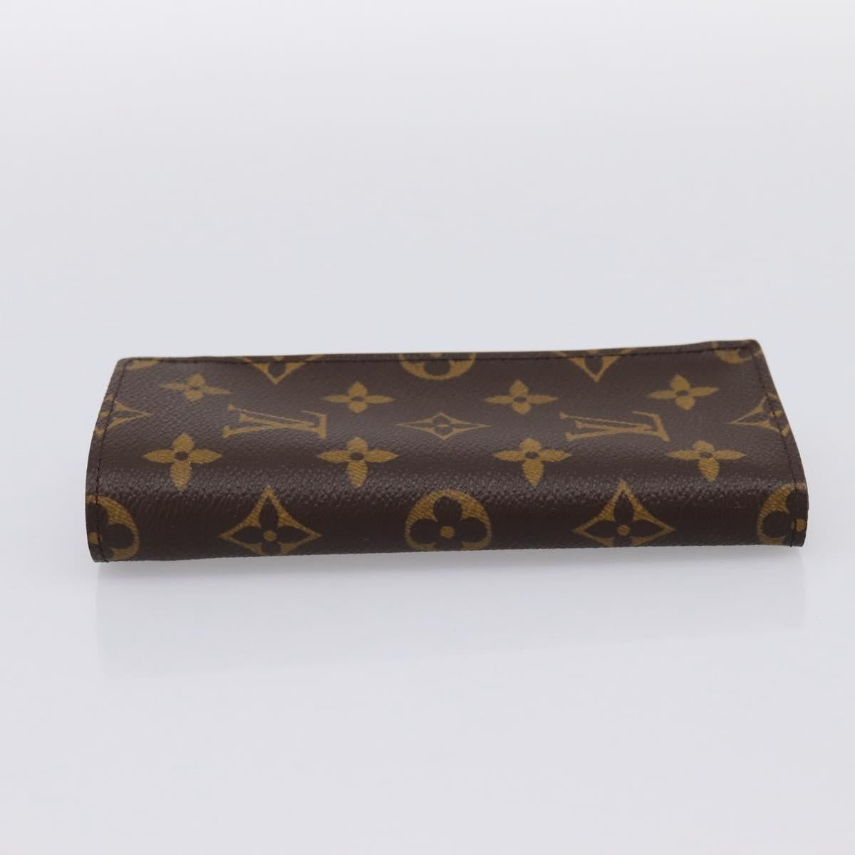 LOUIS VUITTON Monogram Etui Lunette Simple Glasses Case M62962 LV Auth am12425V