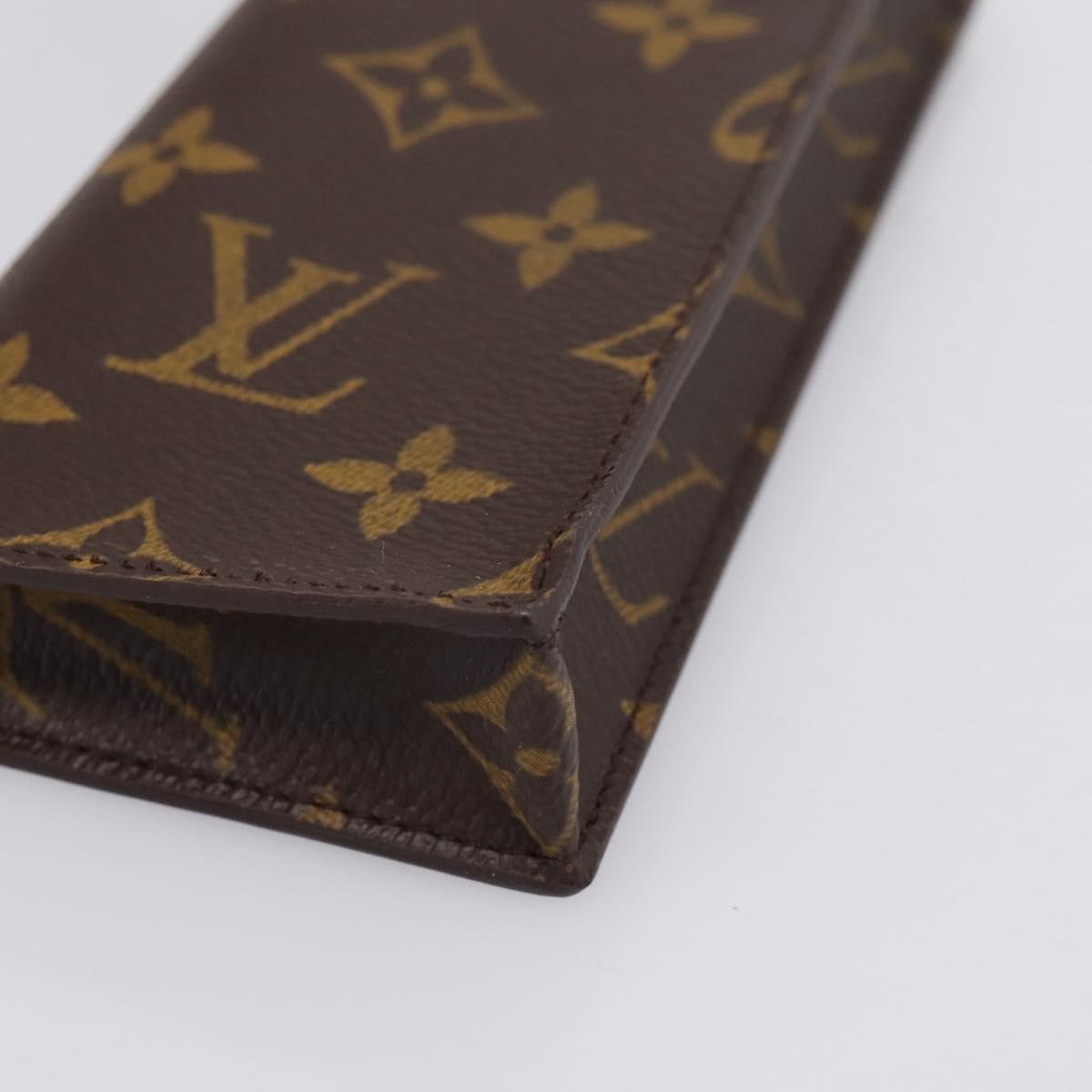 LOUIS VUITTON Monogram Etui Lunette Simple Glasses Case M62962 LV Auth am12425V