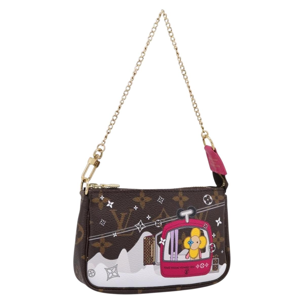 LOUIS VUITTON Vivienne Mini Pochette Accessoires Pouch M68490 LV Auth am12434M