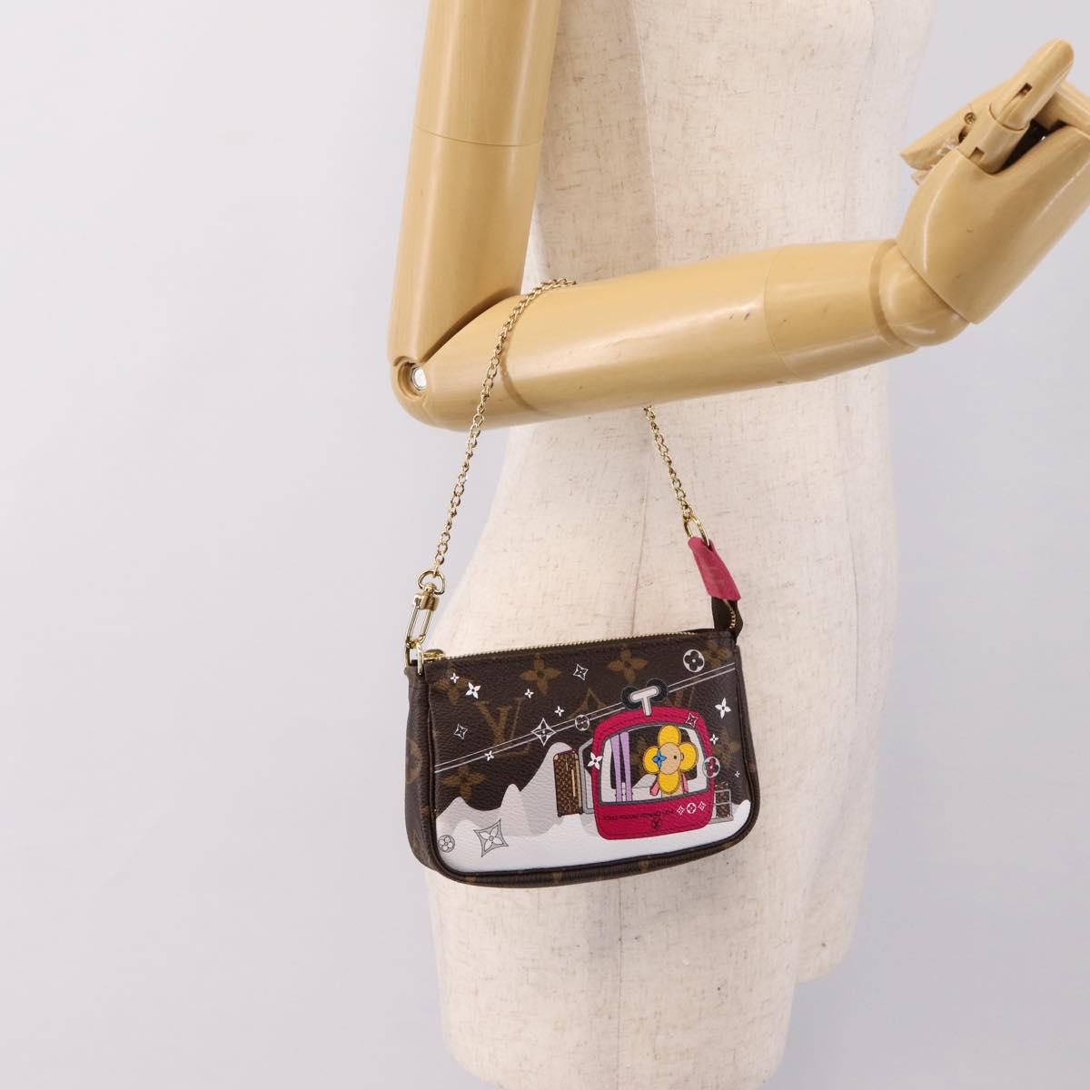 LOUIS VUITTON Vivienne Mini Pochette Accessoires Pouch M68490 LV Auth am12434M