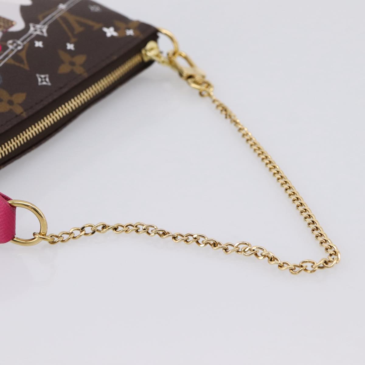 LOUIS VUITTON Vivienne Mini Pochette Accessoires Pouch M68490 LV Auth am12434M