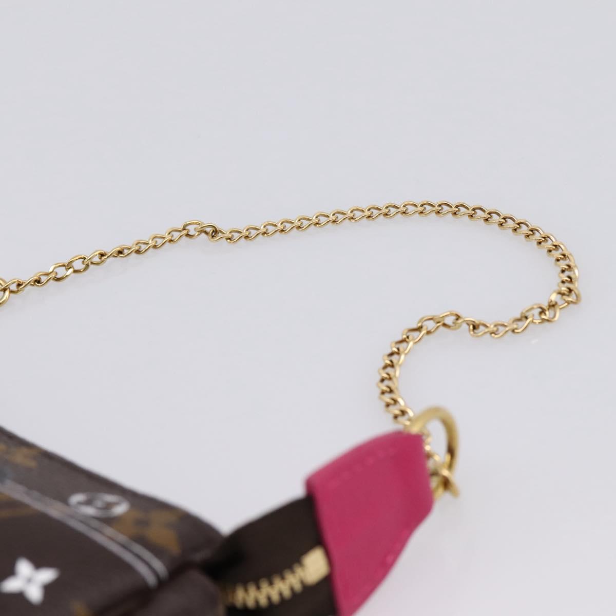 LOUIS VUITTON Vivienne Mini Pochette Accessoires Pouch M68490 LV Auth am12434M