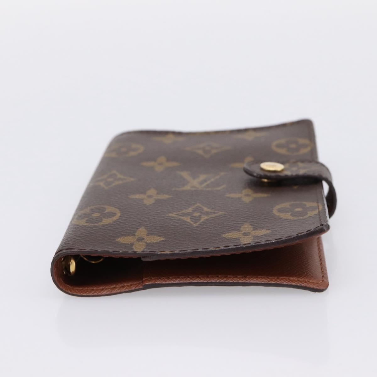 LOUIS VUITTON Monogram Agenda PM Day Planner Cover R20005 LV Auth am12435V