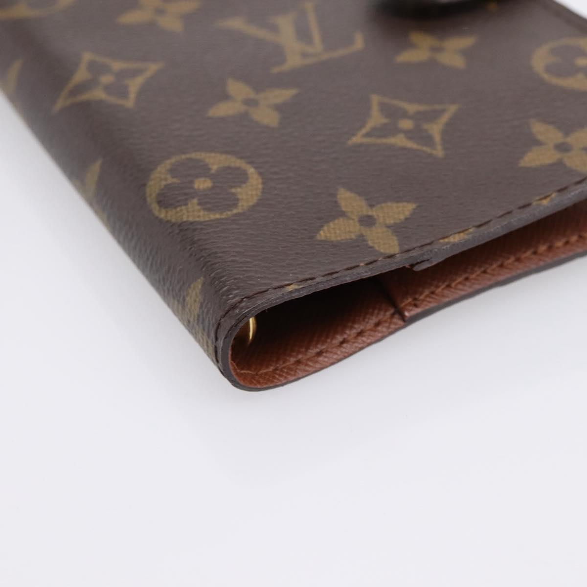 LOUIS VUITTON Monogram Agenda PM Day Planner Cover R20005 LV Auth am12435V