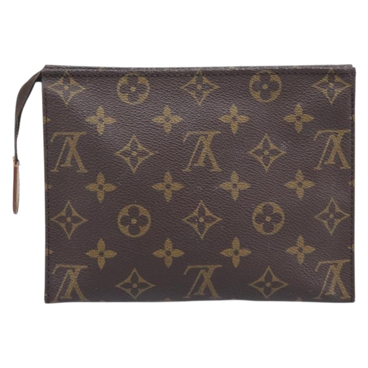 LOUIS VUITTON Monogram Pouch 3 Set LV Auth am12437