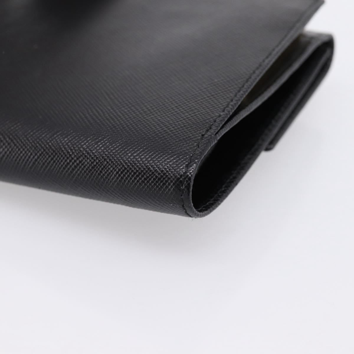 Salvatore Ferragamo Gancini Compact Trifold Wallet Leather Auth am12438V